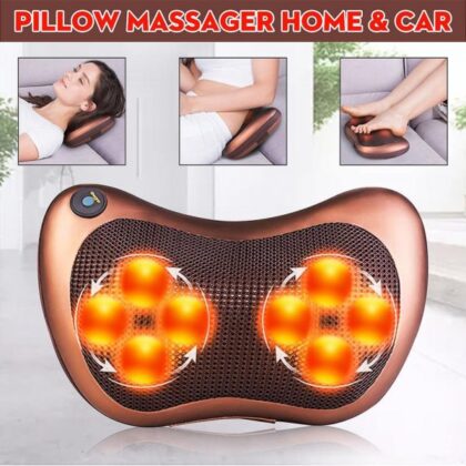 2 in 1 Home and Car Massage Pillow