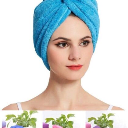 Pack Of 2 Magic Instant Hair Dryer Cap Towel – Hair Wrap Towel